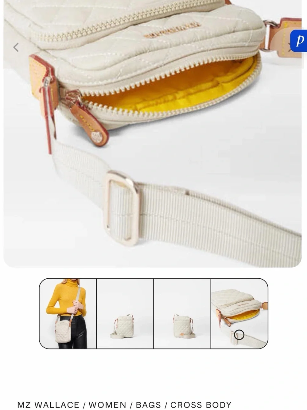 NWT MZ Wallace Metro Crossbody Bag